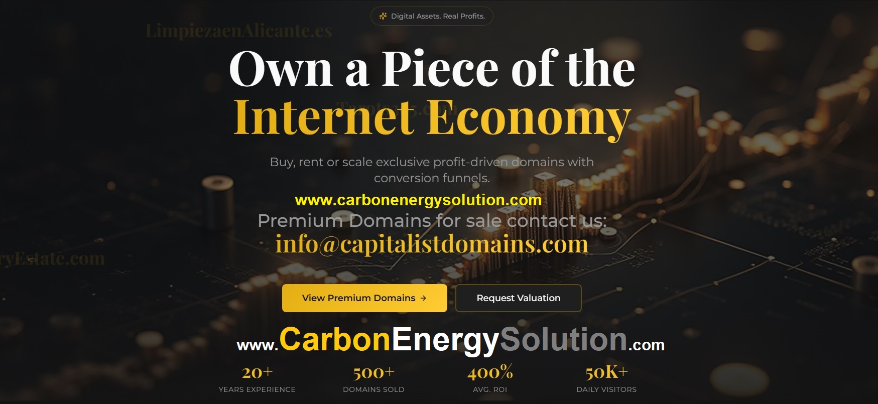 CarbonEnergySolution.com - carbon, energy and sustainability solutions brand domain
